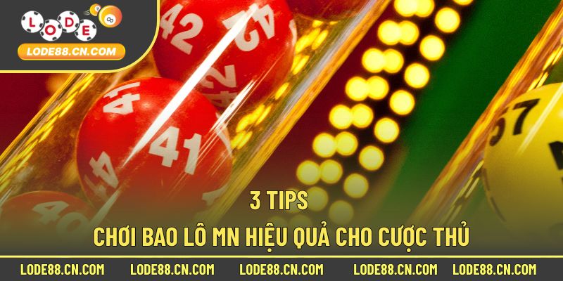 3 Tips chơi bao lô MN hiệu quả cho cược thủ