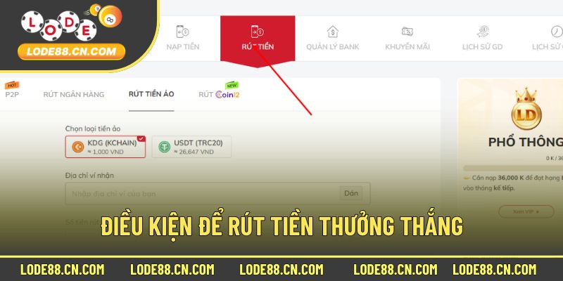 Các nguyên tắc cần đáp ứng để rút tiền thuận lợi