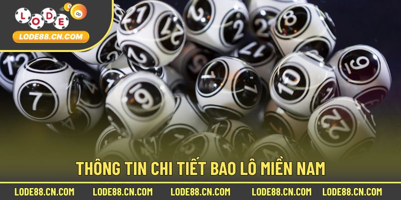 Thông tin chi tiết bao lô miền nam