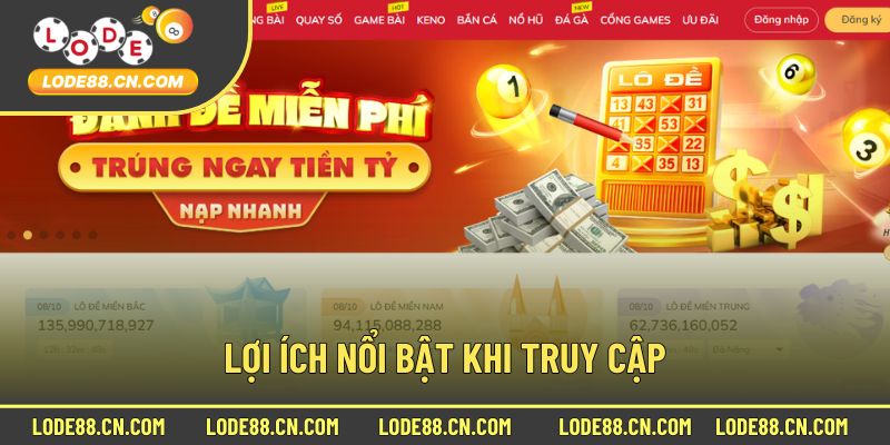 Ưu thế vượt trội khi tiến hành đăng nhập